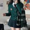 American College Style Slimming Cardigan - Sweet, Hot Girl Long Sleeve Knit Sweater