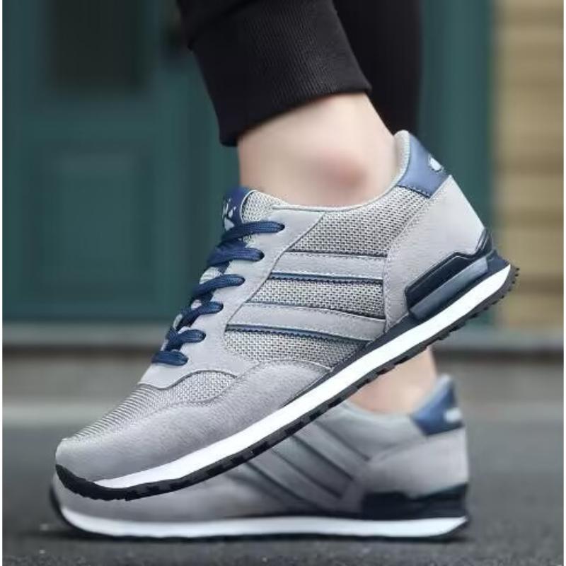 PU Läder Herr Löparskor Sportskor Retro Casual Sneakers Halkfria Promenadskor Reseskor Körskor