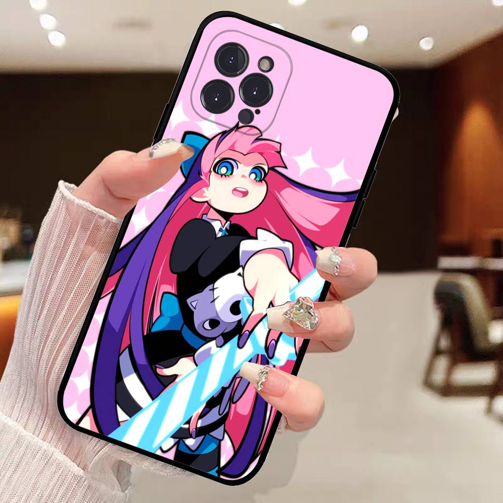 Panty Stocking G-Garterbelt Phone Case For IPhone 17 16 15 14 13 12 Mini 11 Pro Plus Soft Silicone Cover