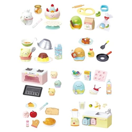 Re-Ment San-X Sumikkogurashi Everyone's Sweets Cooking 1 Box Approx. H120 x W145 x D205mm ATBC-PVC, ABS