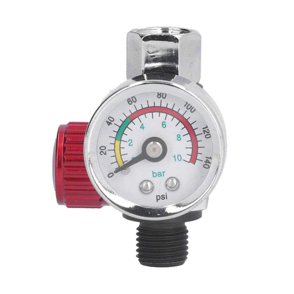 Air Pressure Regulator 14in Alloy Paint Spray Gun Pressure Regulator Valve for Adjusting Pressure