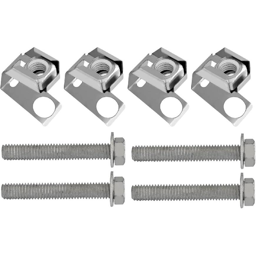 4balení Šrouby příruby výfukového potrubí Matice U Sada kování Pasuje na Dodge Ram 1500 2500 3500 Durango Dakota pro Jeep Wrangler Grand Cherokee, Nahradit