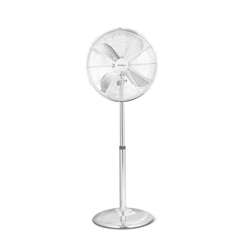 Radiola - Rad-vpm45 - Inox - Ventilateur Sur Pied - 3 Vitesses - 50w