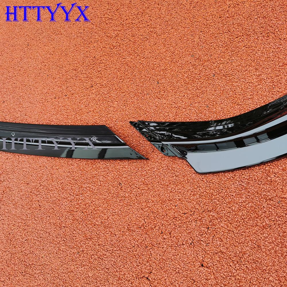 Fit for VW Polo Mk6 Typ AW Standard TSI TDI 2018 2019 2020 2021 2022 Front Bumper Splitter Lip Diffusers 3pcs