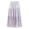 Autumn Water Yiren Pleated A-line Midi Skirt