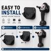 Angle Grinder Wall Mounted Storage Rack Rust-resistant Metal Tool Holder for Garage Shed Workspace Organization