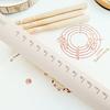 Non-Stick Pastry Cookie Dough Roller Silicone Rolling Pin with Stainless Steel Core Multi-functional Kitchen Cooking Baking Tool