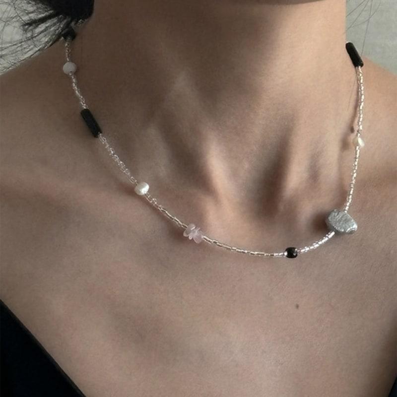 

RER ONYX MIX NECKLACE WHITE