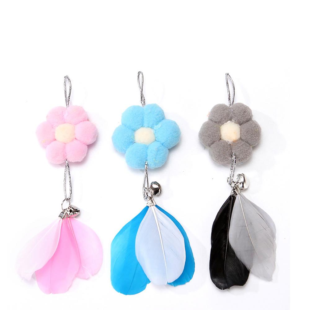 10 buc jucării pentru pisici, rezerve, jucării cu pene pentru pisici, accesorii pentru pescuitul la undiță pentru pisici, rezerve asortate de teaser cu clopoțel pentru pisoi de interior