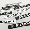 3D Metal Badge Stickers Decal Accessories For Mercedes Benz AMG Brabus Maybach W206 W204 W205 W212 W213 W221 W222 W223 W251 W464