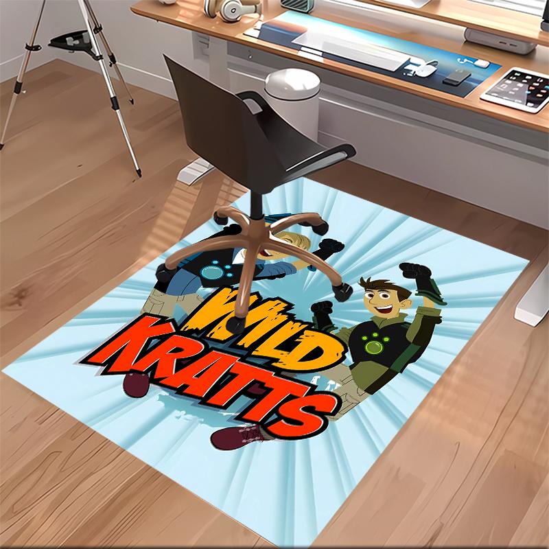 Wild Kratts Printed Absorbent Washable Carpet, Non-Slip Bathroom Mats, Kitchen Rugs, Yoga Mat,Living Room Entrance, Camping Picnic Rugs