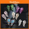Alloy Geometric Dangle Earrings With Cubic Zirconia For Women Fashion Jewelry