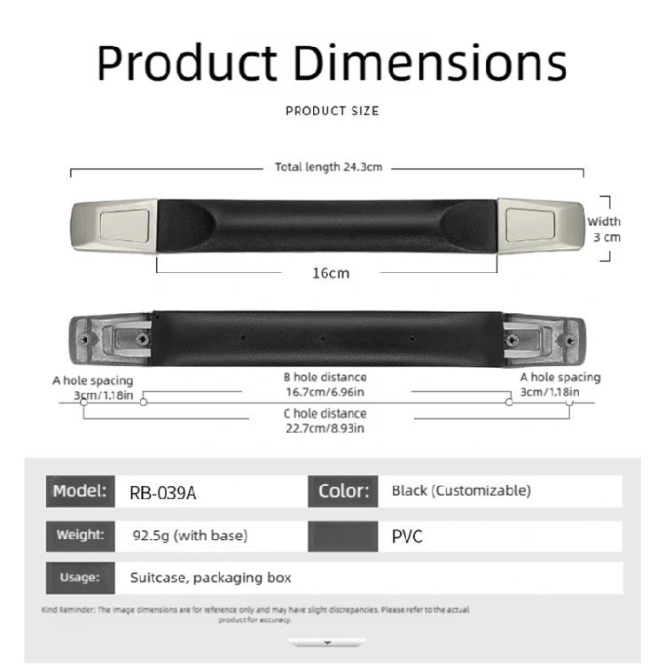 1Set Replacement Luggage Suitcase Grip Luggage Suitcase Handle Carry Strap Replacement Parts Luggage Bag Accessories
