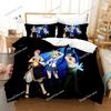 3D Printed Anime Fairy Tail Natsu Bedding Set Boys Girls Twin Queen Size Duvet Cover Pillowcase Bed Kids Adult Home Textile