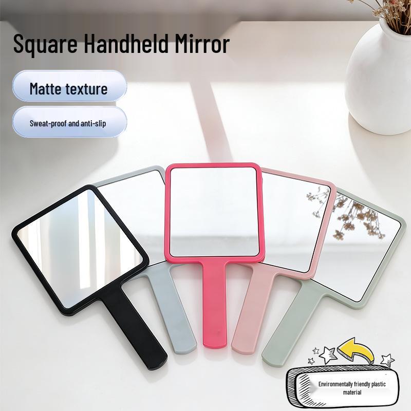 Custom Logo Square Handheld Makeup Mirror - Portable Cosmetic Mirror for Beauty & Gifts