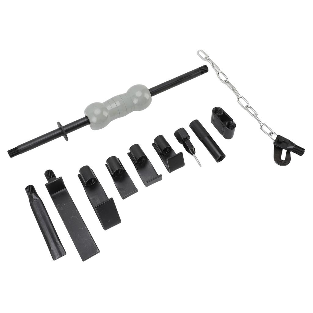 13PCS Slide Hammer Dent Puller Set Universal Heavy Duty Auto Body Truck Repair Tool Kit with