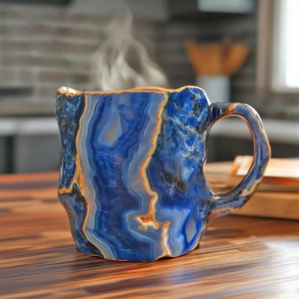 Elegant Household Water Cup Multi-Colored Creative Coffee Cup  Christmas Gift