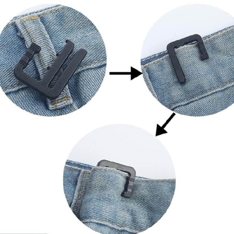 Nonsewing Waist Tightening Clip 3PCS Efficient Waist Cincing Hook Clip For Women Jeans Trousers Waist Decorative Props