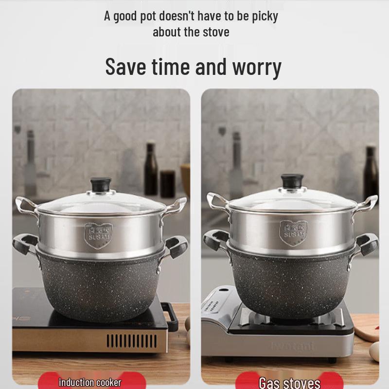 Zhishi Maifan Stone Non-Stick Soup Pot