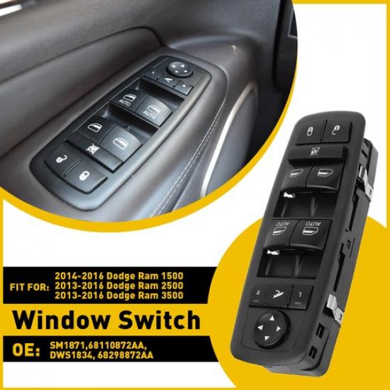 Für 2012-2016 Chrysler Town Country Grand Caravan Fenster Schalter Fahrer 3 P