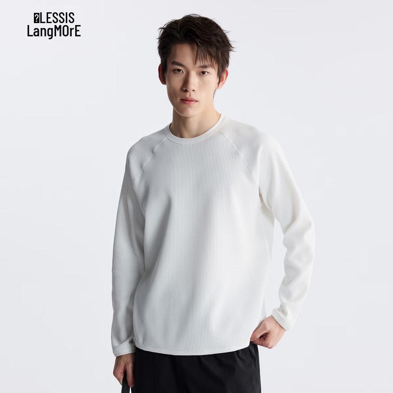 Lilang Men s Waffle Texture Long Sleeve T-Shirt 175