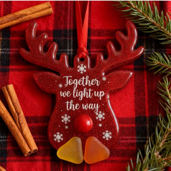 6Pcs Friendship Christmas Ornament Snowman Heart Xmas Tree Design Hanging Pendant Festivals DIY Holiday Decor