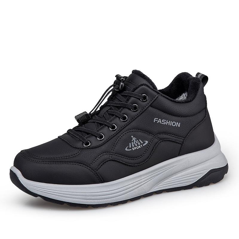 Winterschuhe Samt warm Baumwollschuhe weiche Sohle ultraleicht Seniorenschuhe Sport Freizeit Schuhe Schuhe für Mütter mittleren Alters