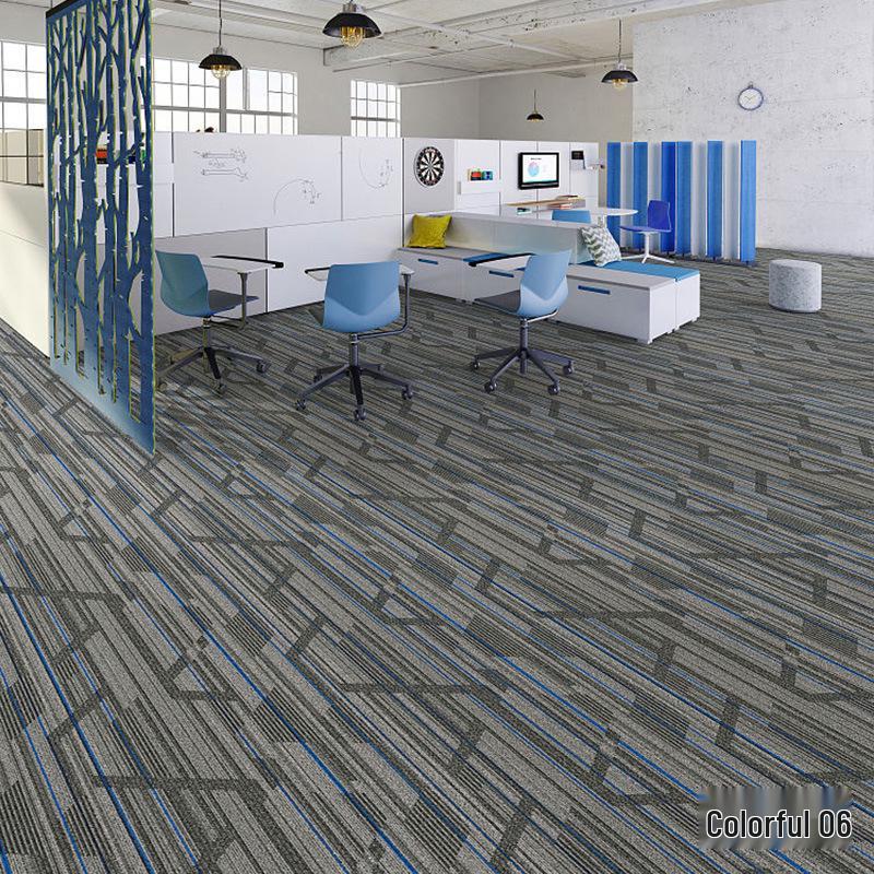 Flame Retardant Nylon Printed Office Carpet - Soundproof, Thickened for Hotel Reception Rooms. Polyester 450g/㎡