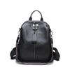 Korean Fashion Women's Large Capacity Soft Cowhide Backpack - 2024 Double Shoulder Casual