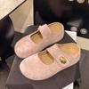 Fashion Shoes Slippers Casual Slipers Women Cover Toe Slides Increased Internal Luxury 2025 Retro Slippers Casual Shoes Increased Intern