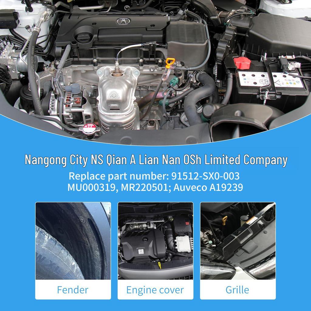 Honda Acura Odyssey Fender Mudguard Clip 91512-SX0-003