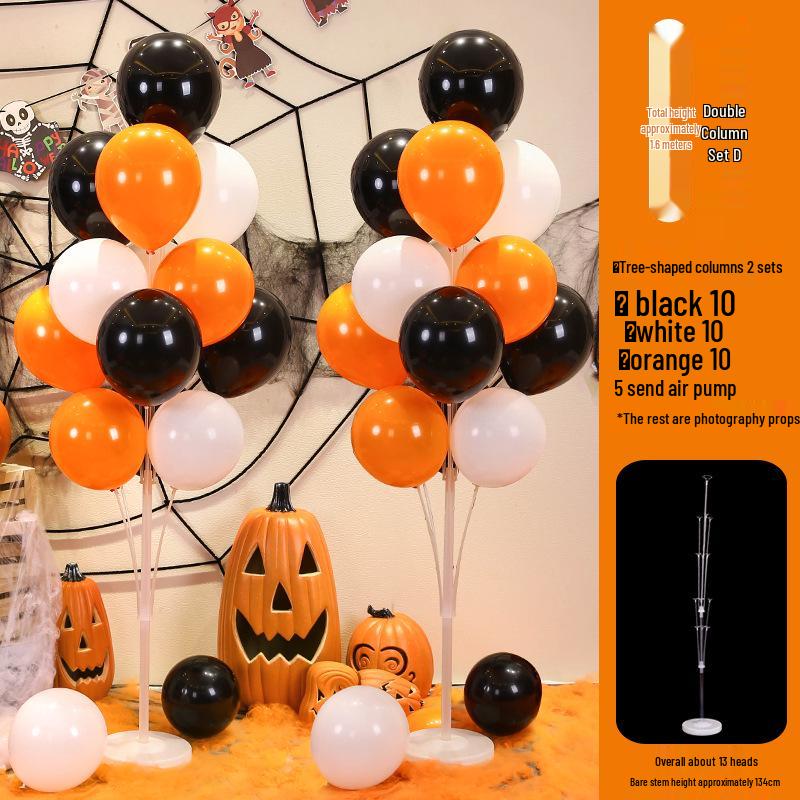 Halloween Balloons & Ornaments: Pumpkin & Ghost Decorations for Kindergartens & Storefronts