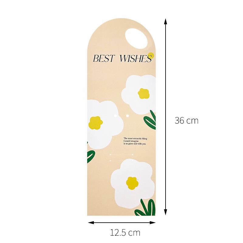 Valentine’s Single Flower Gift Box with Handle - Includes Card & Bouquet Packaging