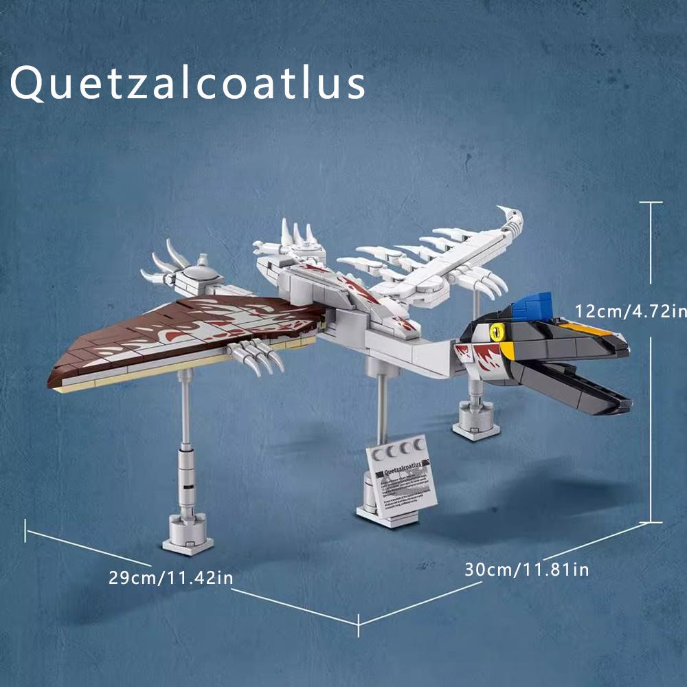 Non-Toxic 389+Pcs Dinosaurs World Building Blocks Toy Set Bricks Assembly Puzzle Model Creative Education Desk Display Gifts