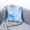 Elegant White Marble Pattern Cushion Cover Premium Comfort Reversible Pillow Cove Two In One Design for Any Room  Car Interior