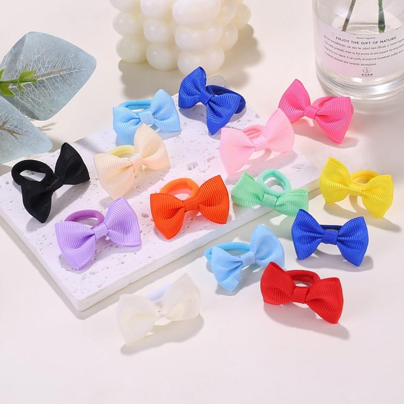 Cute Bow Elastic Non-slip Hair Ties | Suitable for All Occasions: Festive Photography, Fun Soft Hair Accessories