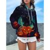 Women's Autumn and Winter 3D Printed Hooded Fashion Versatile Trend Breathable Casual Hoodies & Sweatshirts (women’s)