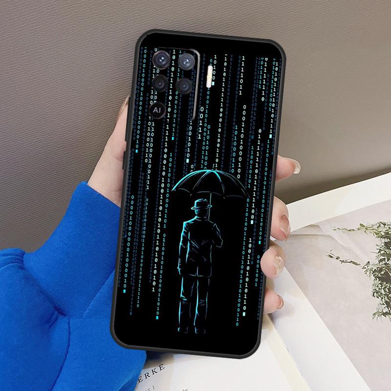 The Matrixs Matrix Dictionary Case For Oppo A76 A16 A96 A17 A18 A60 A80 A40 A38 A58 A78 A98 A94 A74 A54 A15 A57 A77 A5 Pro