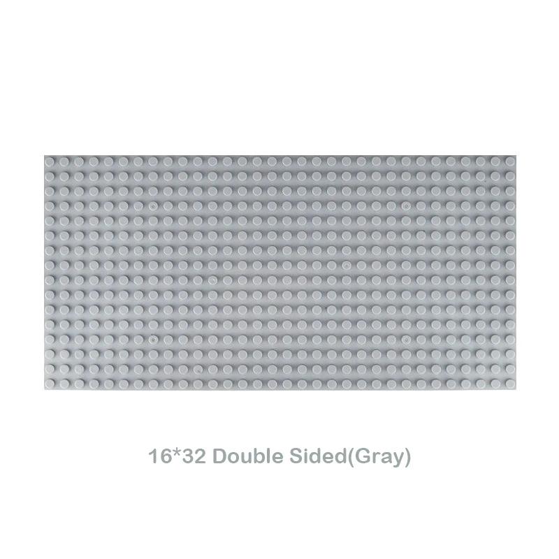 Double Sided 32X32 Dots Baseplate For Construction Brick 16X16 City Timeless Block Plates Diy Plastic Small Block Assembly Part Plaything
