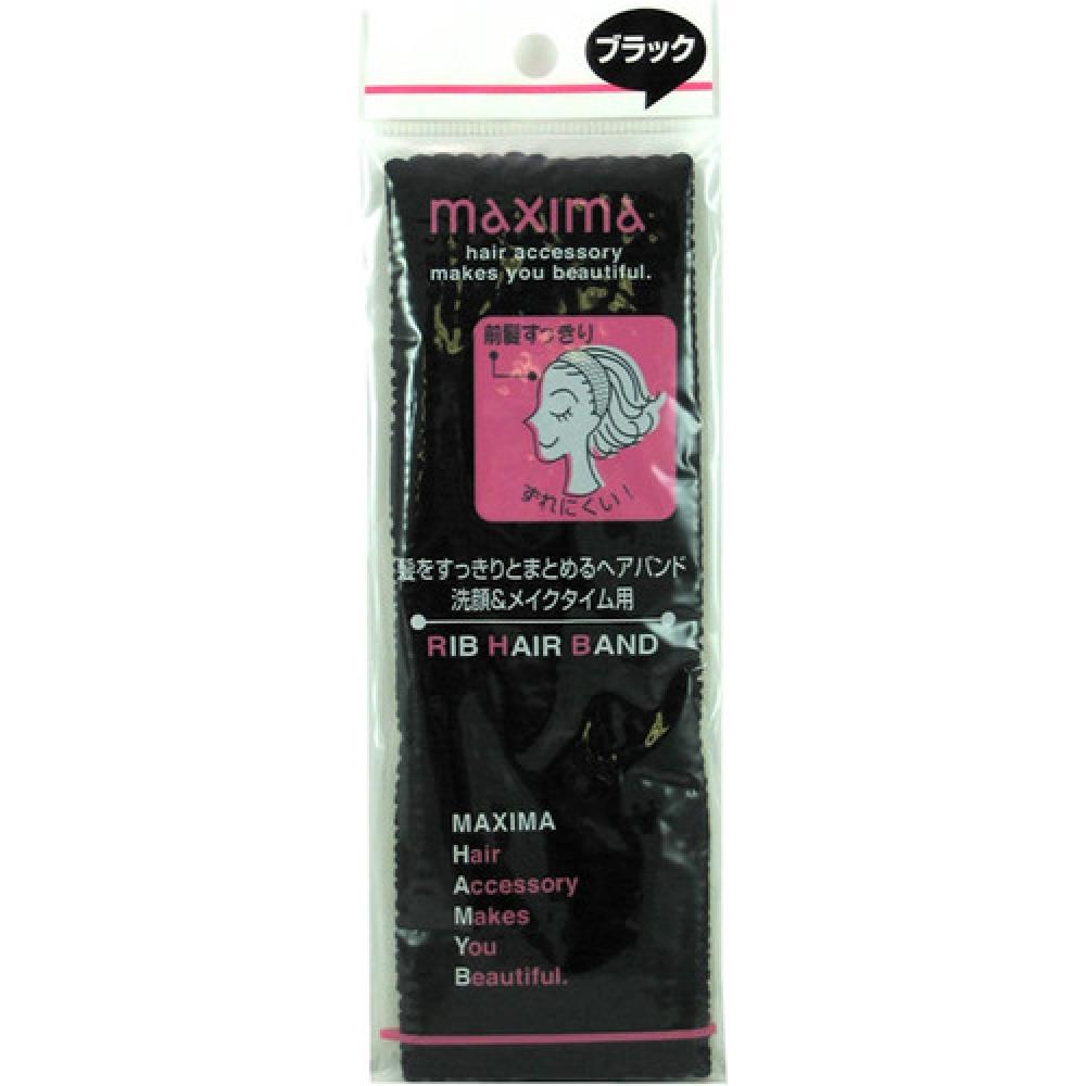 

Повязка для волос Maxima Rib Regular BK, черная, 1 шт.