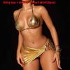 Sexy trägerloser Bikini-Set für Damen aus Polyester für Wassersport