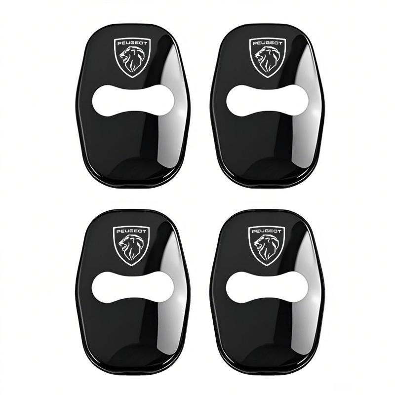 2026 Horká nálepka na auto 4ks Ochranné kryty přezek zámku dveří auta Kryt ze slitiny zinku Pro Peugeot 408 4008 308 3008 Rifter 5008 508