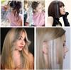 Vibrant Laser Silk Hair Extensions: Colorful Seven-Color Tinsel Strips for Women