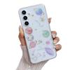 Applicable To Galaxy A55 Transparent Phone Case Star Moon Planet Anti-drop Silicone Case Women's