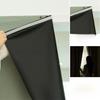 Solid Color Blackout Curtains Self-adhesive Insulation Curtains Window Drapes  for Bedroom Bathroom
