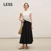 Less Casual Cotton A-Line Maxi Skirt