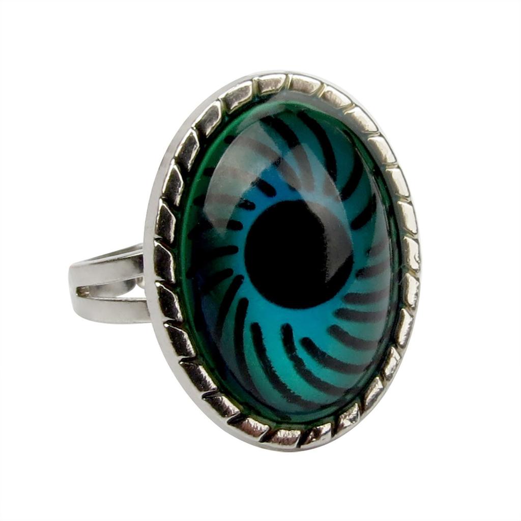 Temperature Sensitive Color Changing Opening Adjustable Ring