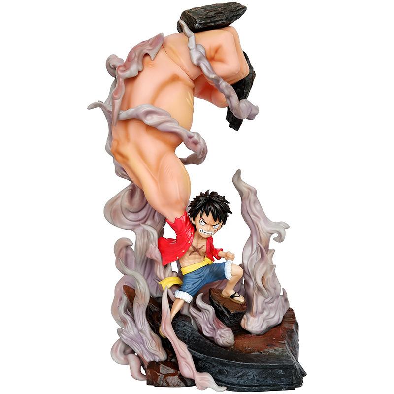 ONE PIECE third gear big fist Luffy, figure big hand WCF scene figure animation peripheral statue gift