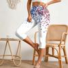 Women's Casual Pants with Elastic Waist, Slim Fit Split Hem Trousers for Daily Wear