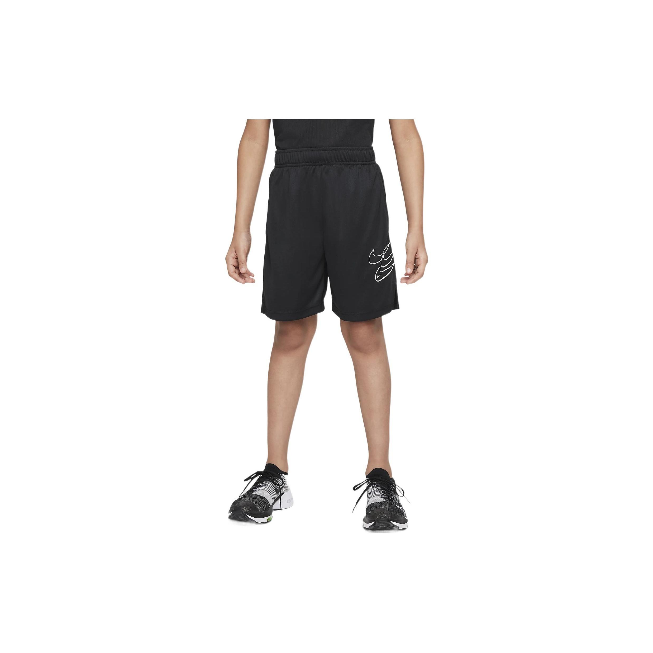 (PS) Nike Dri-Fit Training Shorts Black Kids DM8532-010 L